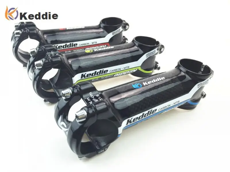 KEDIIE FW 검은 줄기 각도 6 탄소 알루미늄 자전거 줄기 탄소 도로 산 줄기 MTB 줄기 광택 매트