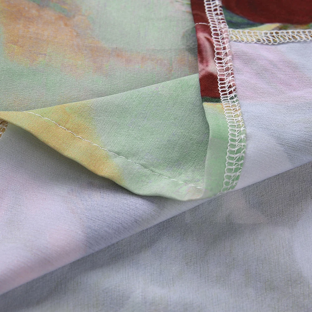 Харадзюку Амура Ангел печати Летняя женская блузка винтажная Повседневная Свободная рубашка с коротким рукавом Топы женская уличная одежда