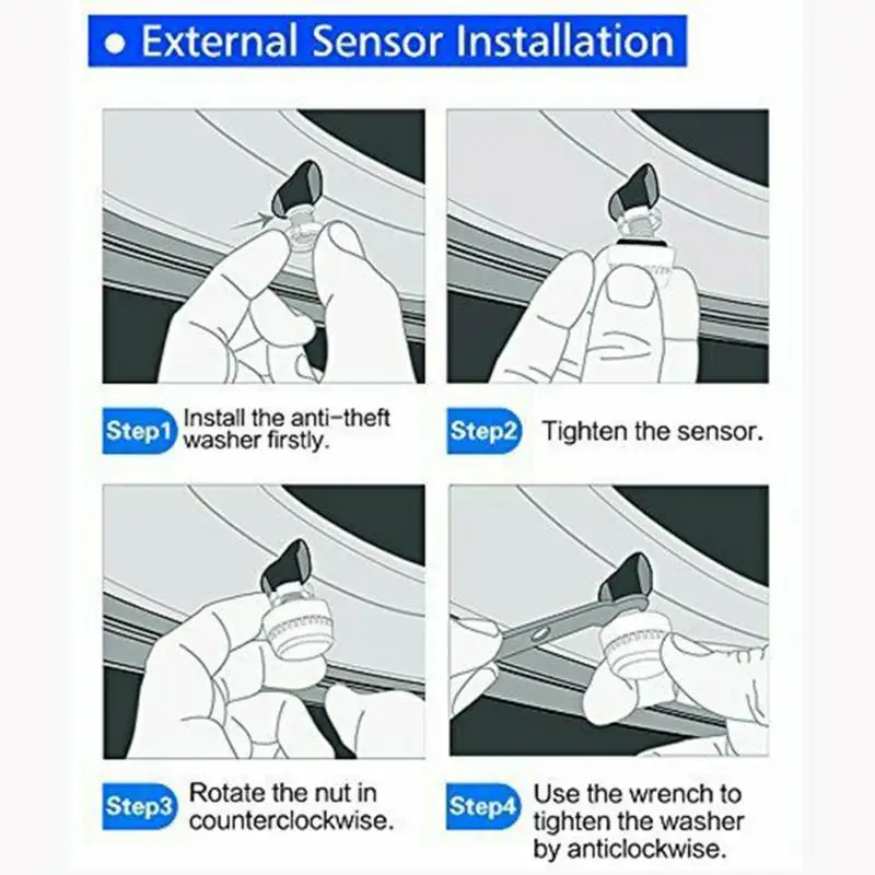 Беспроводной мотоцикл система контроля температуры шин TPMS шин с 2 датчиком водонепроницаемый ЖК-дисплей