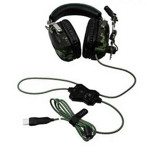 Игровые наушники SADES A90 Pilot с объемным звуком USB 7 1 цветов подсветкой|Наушники и
