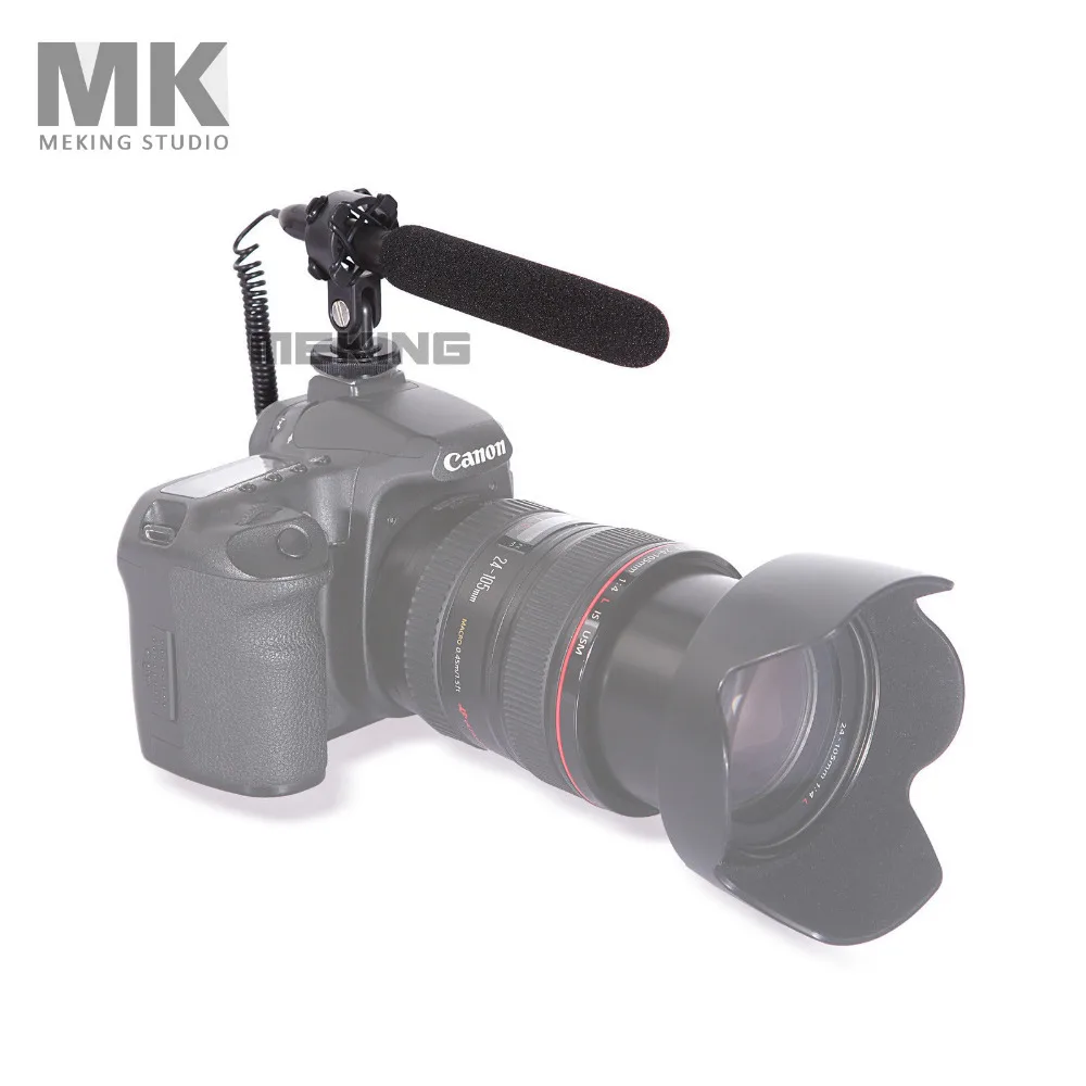 

MIC120 Stereo Microphone for DSLR Camera Camcorder 5DII 5DIII D800 D7000 D700 D4