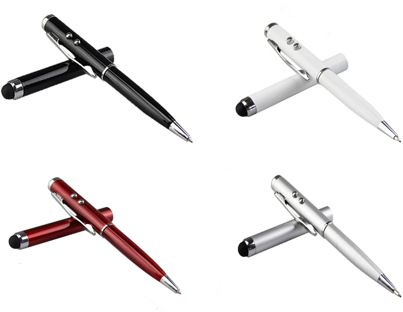 stylus pen ball pen laser light torch 4 in 1 multifunction pen-09
