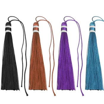 

Ethnic 10pcs Long Tassels Fringes Length 10.7cm Pink Blue fit Bohemian Earrings Necklace DIY Jewelry Making Findings Accessories