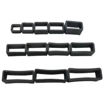 

1pc PVC Watch Strap Retaining Hoop Loop Black Retainer Buckle Holder Wrist Watch Accessories 8/10/12/14/16/18/20/22/24/26/28/30m