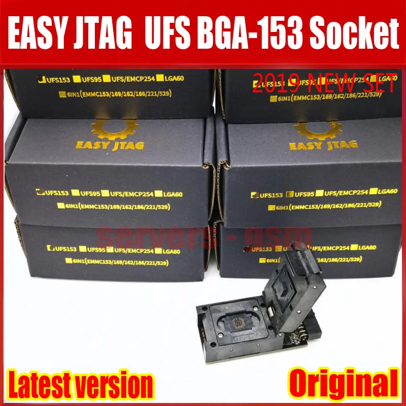 2019 новый оригинальный Easy-Jtag Plus UFS BGA-153 адаптер для Easy-jtag plus box