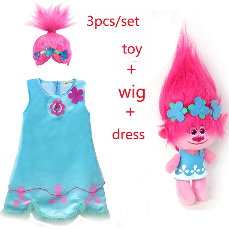 Brand New Trolls Poppy Child Wig