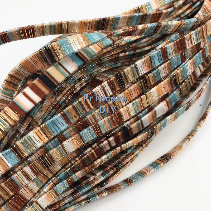 

5 M/Lot 10mm Jewelry Making Findings Cord 1cm Velvet Ribbon Trim String Bright Silk Multico Rope Bias DIY Bracelet Chocker Craft