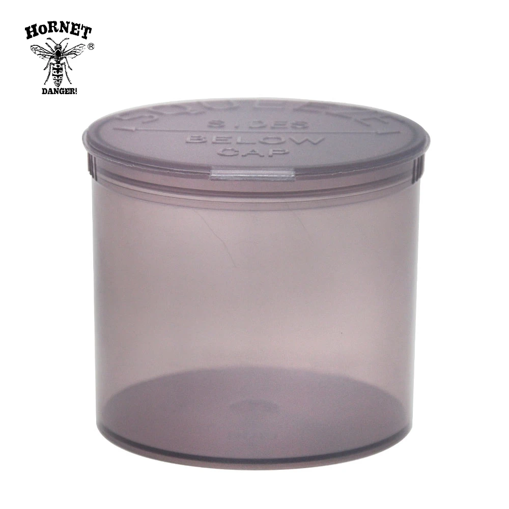 

HORNET 90 Dram Empty Squeeze Pop Top Bottle-Vial Herb Box Acrylic Plastic Stroage Stash Jar Pill Bottle Case Box Herb Container