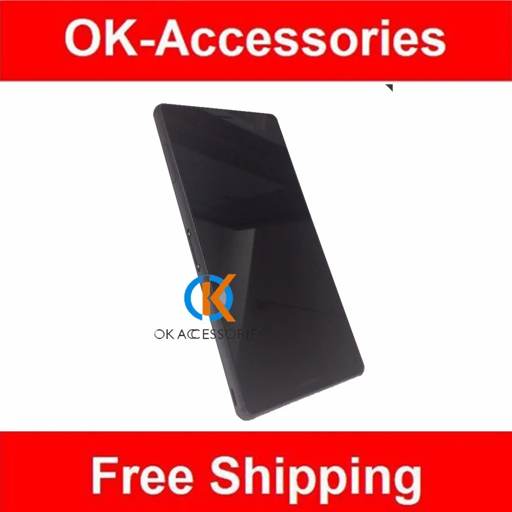 ФОТО Black Color For Sony Xperia Z3 L55T LCD Display+Touch Screen Digitizer+Frame Single/Dual SIM Card 1PC/Lot 