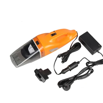 

Color Orange Portable Car Vacuum Cleaner wet and dry dual use with power 100W 12V absorb Car Waste