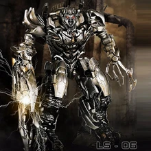 Ls06 LS-06 mpp36 transformação mega galvatron, modo tanque, preto, mamba mp36, filme ss13, grande dimensão, liga, brinquedo com caixa de varejo