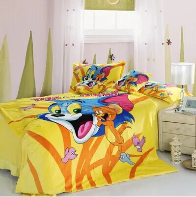 Toy Story Tom And Jerry Car Mickey Mouse Duvet Cover Cartoon Kids