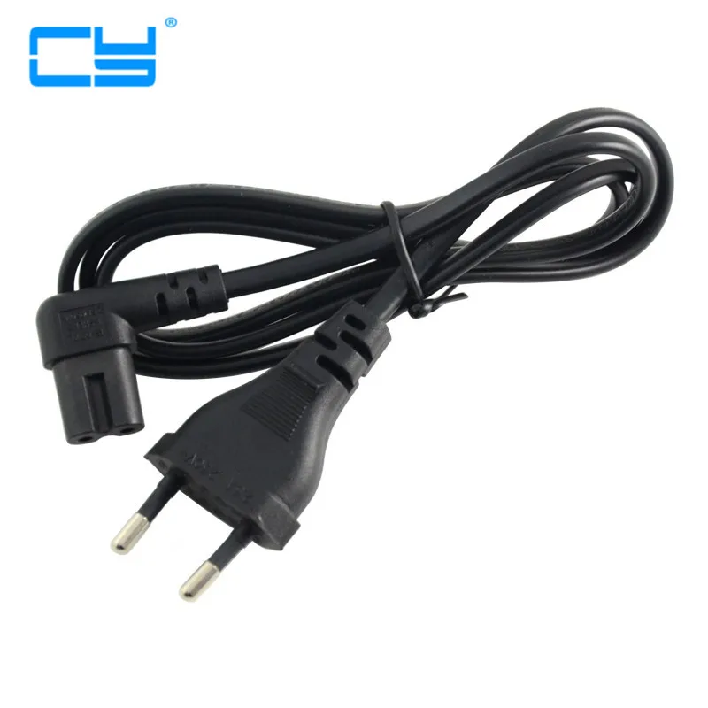 2m Figure 8 pour prise européenne 2 broches Cordon Prise IEC C7 Câble Lead Cable