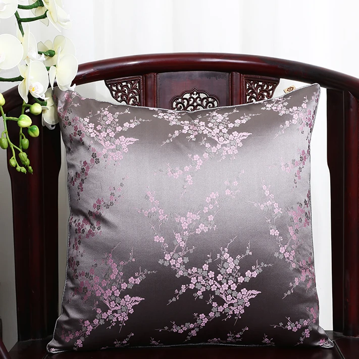 Необычная красочная китайский шелк Рождественский Чехол на подушку подушка чехол Высокое качество дома декоративная наволочка диван кресло