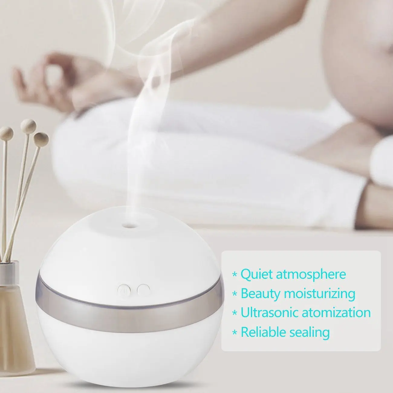 

High Quality Mini Bedroom Humidifier,Ultrasonic Cool Mist Desk Diffuser,Portable USB Humidifier for Travel Home Office