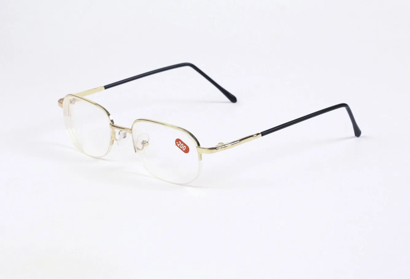 Полуметаллическая оправа в коробке, близорукие очки из смолы, близорукие очки для женщин и мужчин, близорукие очки для близорукости.-1 1,5 2 2,5 3 3,5, 4-4,5~-20