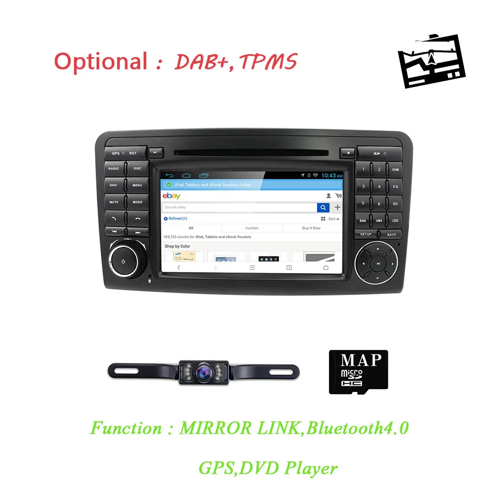 " автомобильный DVD Радио gps навигация для Mercedes Benz ML W164 ML300 350 450 320 ML63 AMG GL X164 GL 320 350 420 450 500 RDS камера