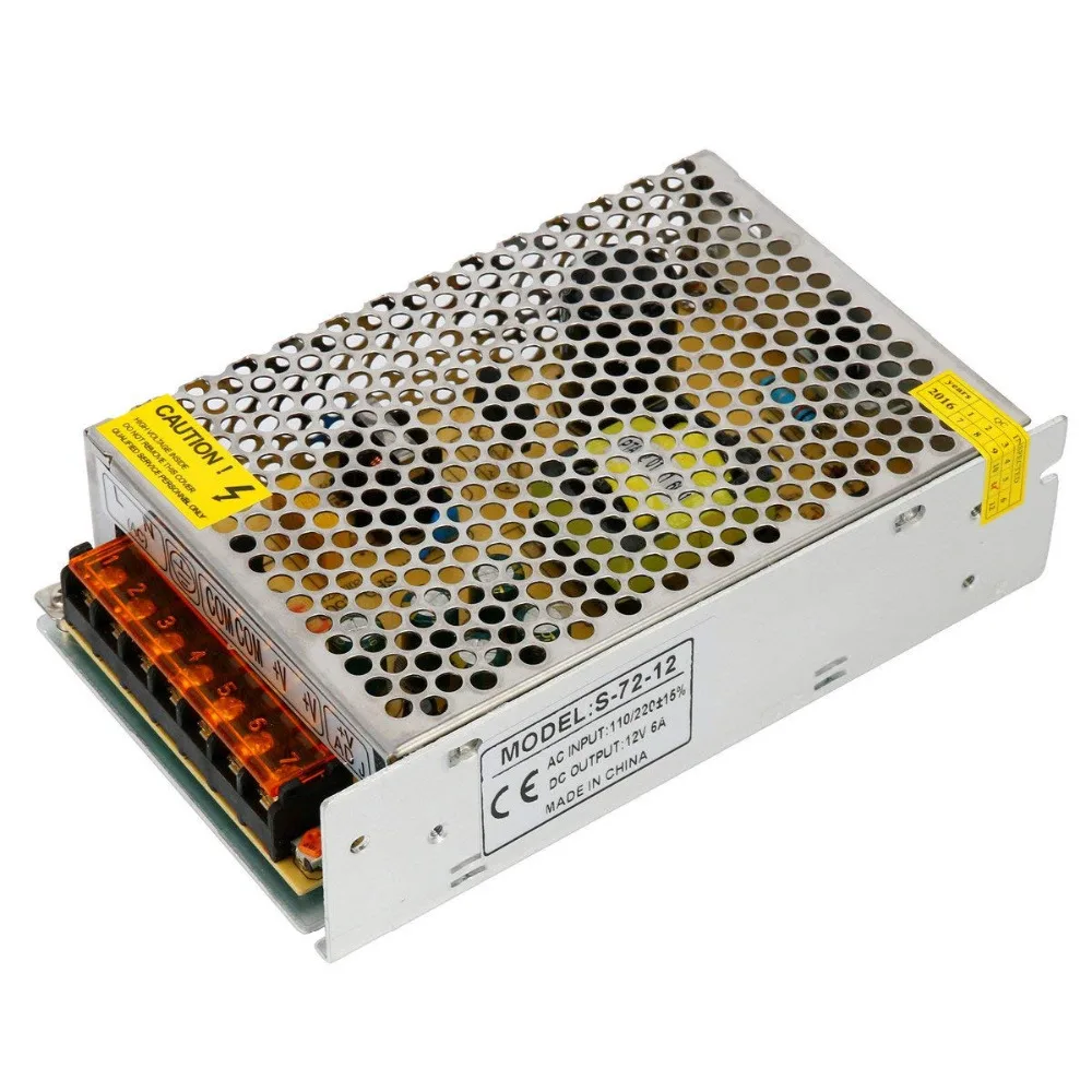 DC12V 6A 72W