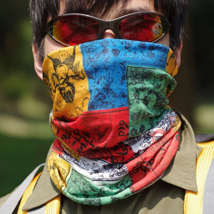 

Tubular for face Magic Neckerchief Sunscreen Head Scarves Elastic Stretchable Caps Cycling Wristband Hijab Scarf Neck Shawl Cool