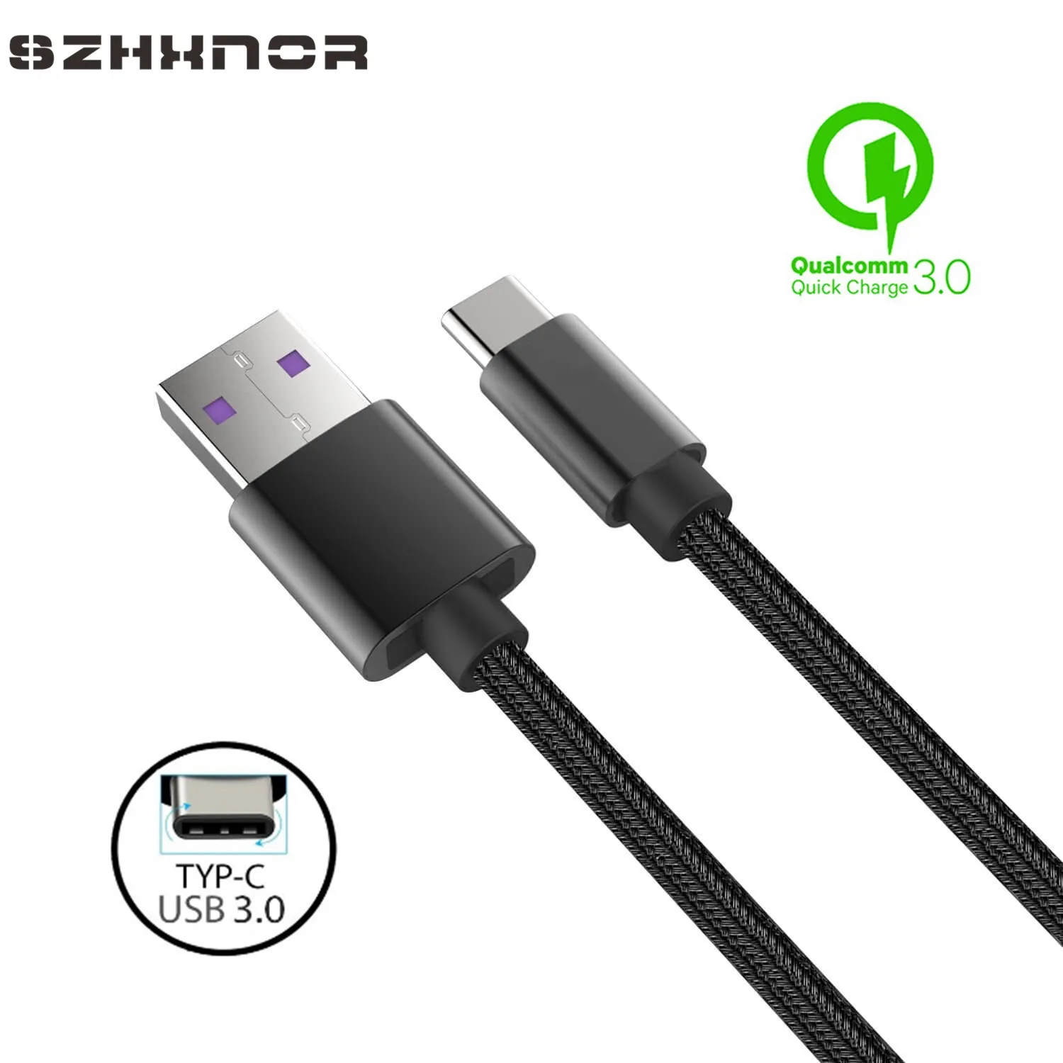Usb Nero Tipo C Usb-C Ricarica Rapida Dati Usb Per Sony Xperia Xz Xzs Xz1 Xz2 Premium Sony X Compact R1 Xa1 Plus Xa2 Ultra L1 L2
