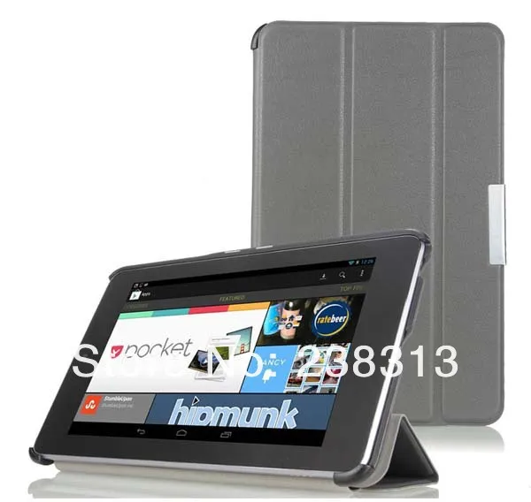 Умный кожаный чехол книжка с подставкой для Google Nexus 7 II 2 Gen функцией сна и защитой