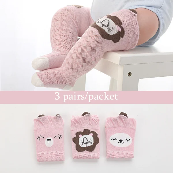 1 pairs B 3 пары, детские летние тонкие сетчатые Хлопковые гольфы для малышей, носки для маленьких девочек, hu76 - Цвет: 1 pairs B