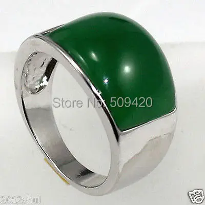 Кольцо с натуральным зеленым нефритом серебряное размер 8 9 #|ring size|silver ringring ring |