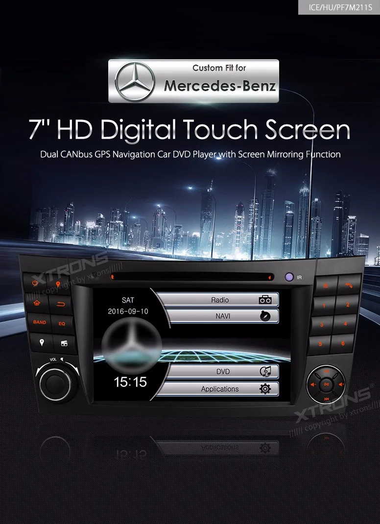 Clearance 7" Double 2 Din Car DVD Radio GPS Navi Fit For Mercedes-Benz G-W463 CLS-500 E-W211 E-280 Auto Video Player CANbus Audio Stereo 0 Clearance 7" Double 2 Din Car DVD Radio GPS Navi Fit For Mercedes-Benz G-W463 CLS-500 E-W211 E-280 Auto Video Player CANbus Audio Stereo 0