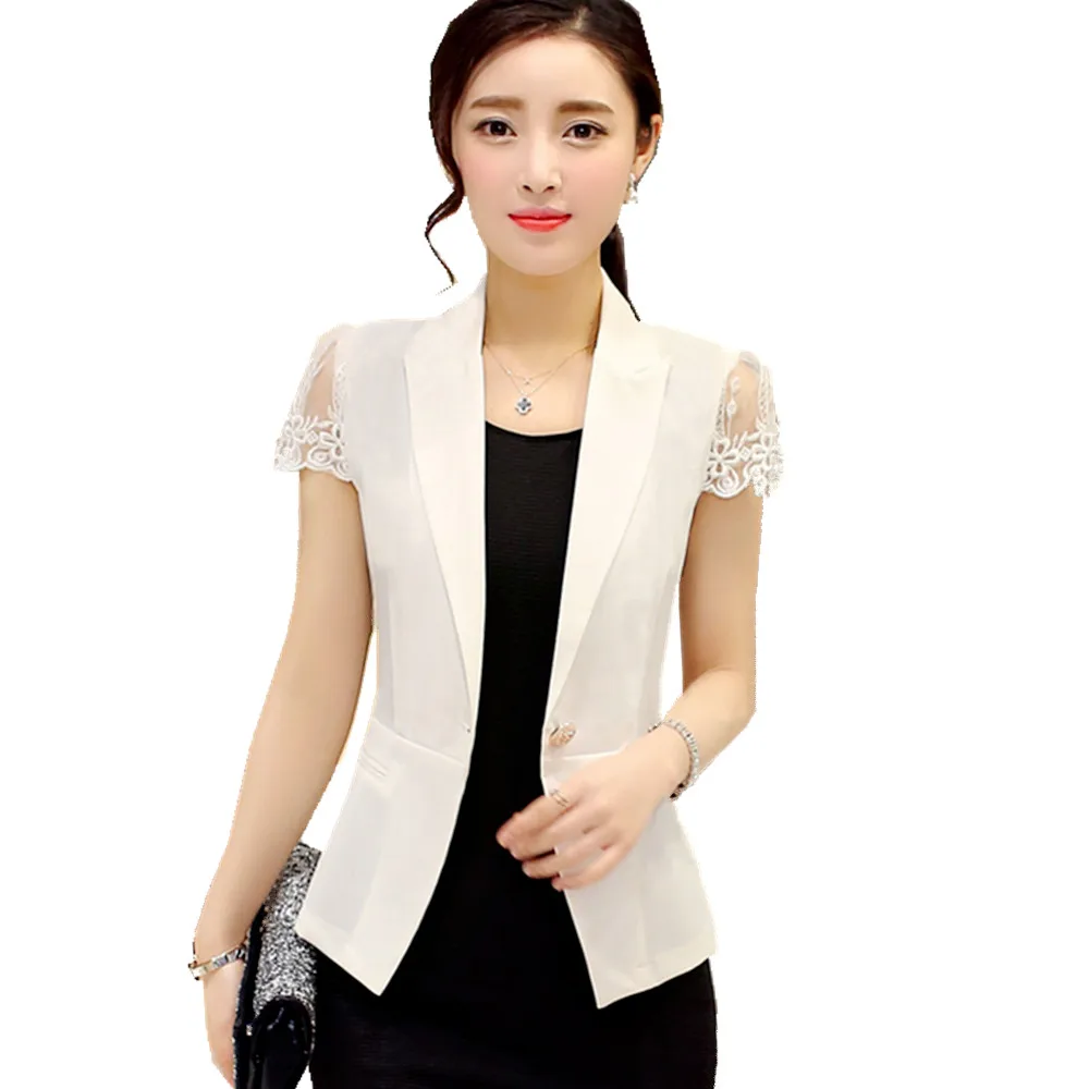 blazer korte mouw