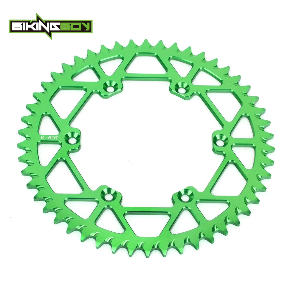 Задняя звездочка для KX125 520 250 500F KDX200 450 220 KLX250 300 R S 81-650 13 12 11 10 алюминий 2014 48T 49T 50T 51T 52T