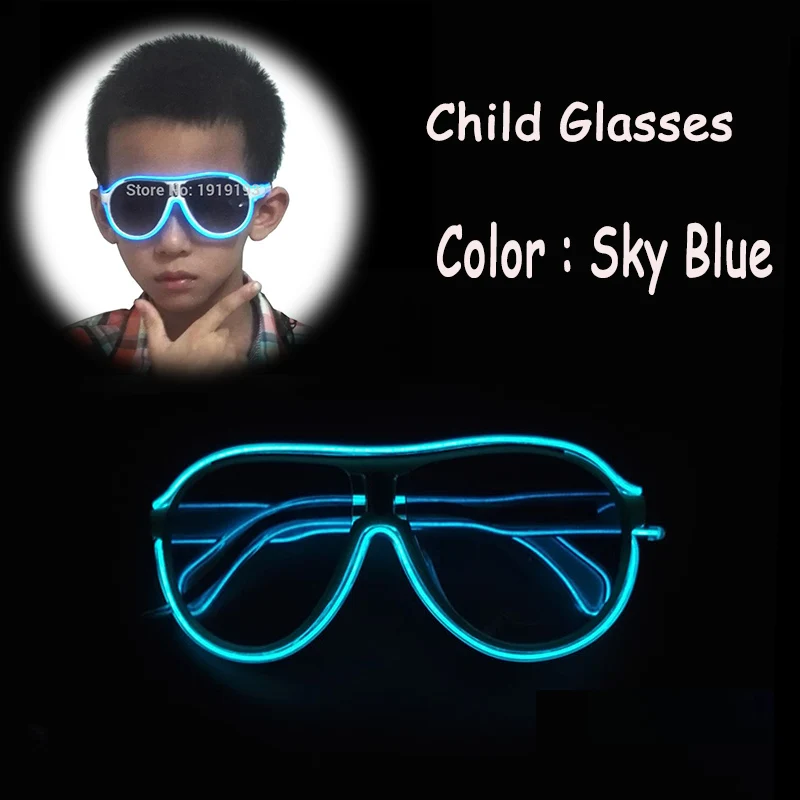 child glasses-sky blue