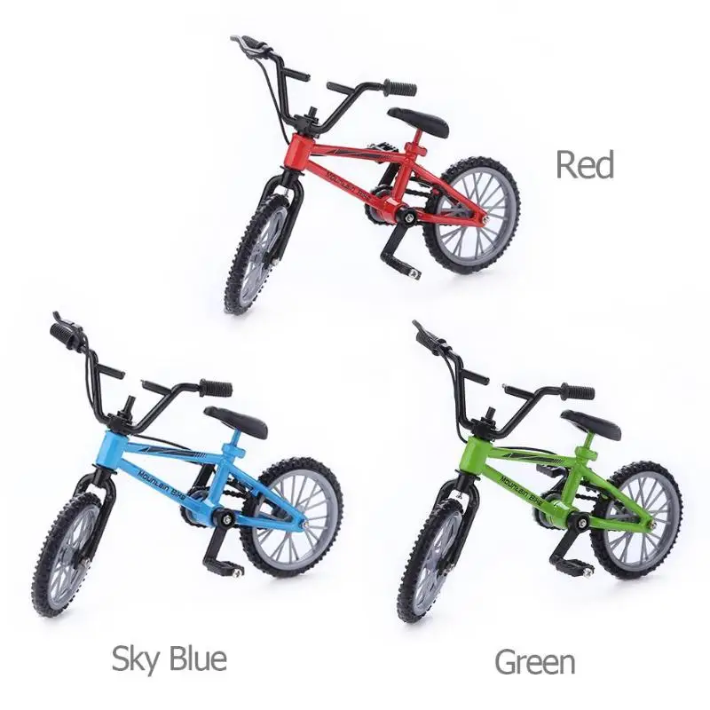 Mini-finger Bike Set Fans Toy Alloy Finger Functional Kids Bicycle Finger Bike Excellent Quality Toys Gift road bicycle
