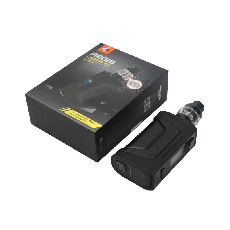 Original Geekvape Aegis Legend Kit 200W Electronic Cigarette Kit with 4ml Aero Mesh Sub Ohm Tank Powered by Dual 18650 Battery 01 (10)