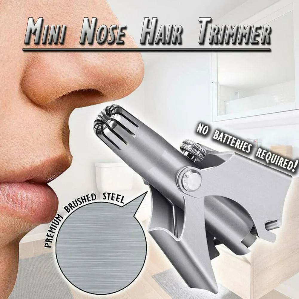 

100% Brand new and high quality Mini Portable Men Nose Hair Removal Trimmer Waterproof Shaver Clipper Remover