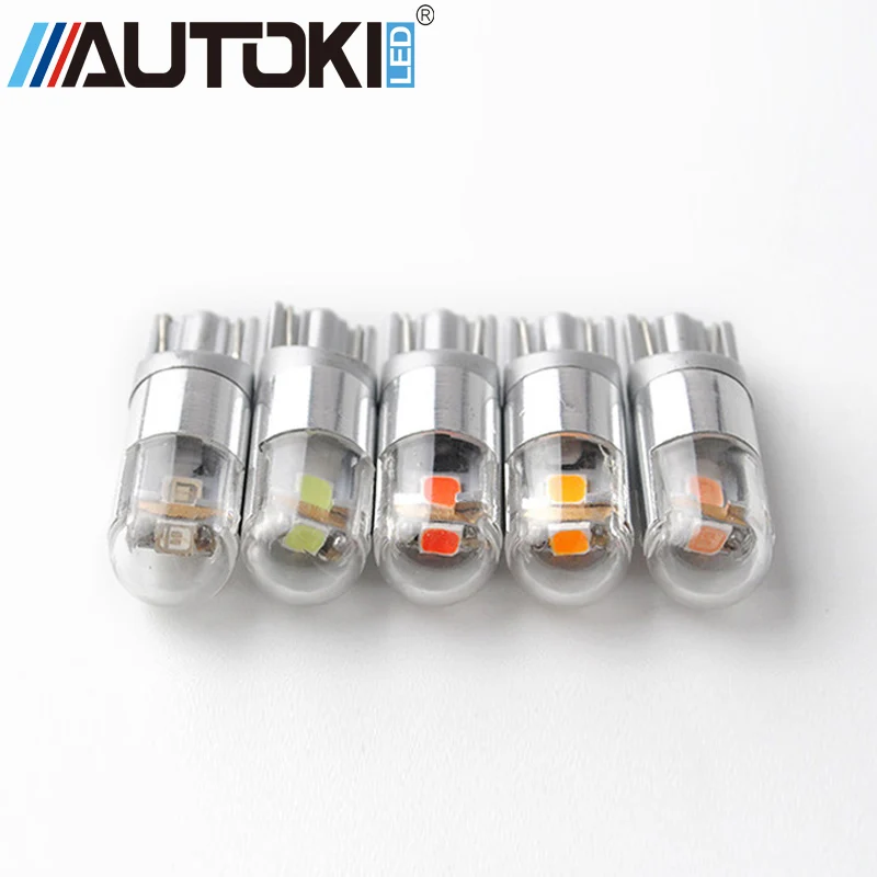 Бесплатная доставка 10X T10 3030 3SMD 9 Вт 400LM светодиодный индикатор боковая