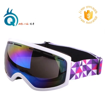 

XQ-HD Winter Windproof Ski Goggles Double Layers Anti-Fog Skiing Glasses Men Women's Glasses Anti-UV Motocross Glasses