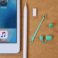 Для Apple Pencil cap Holder Nib Sleeve Case мягкий силиконовый защитный чехол с защитой от потери Соединительный ремешок для iPad Pro Pencil