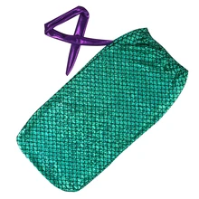 2 шт./компл. Одежда для новорожденных в виде русалки для девочек, вязание крючком для вязания крючком наряды для фотосессий