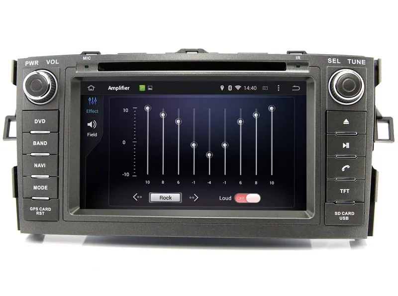 Android 7,1 dvd-плеер автомобиля для Toyota Corolla 2012 2013 с gps навигации радио BT USB SD AUX DVR WI-FI аудио стерео