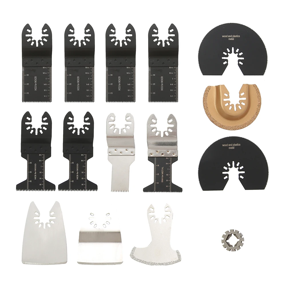 

15pcs Oscillating Tool Saw Blades High Carbon Steel Straight Saw Blade for Renovator Power Tools Electric Tools Accessories