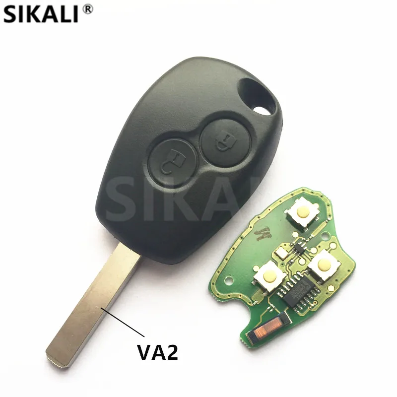

2 buttons Car Remote Key 433MHz for Clio Scenic Kangoo Megane Vehicle Alarm Control PCF7946/PCF7947 Chip for Renault