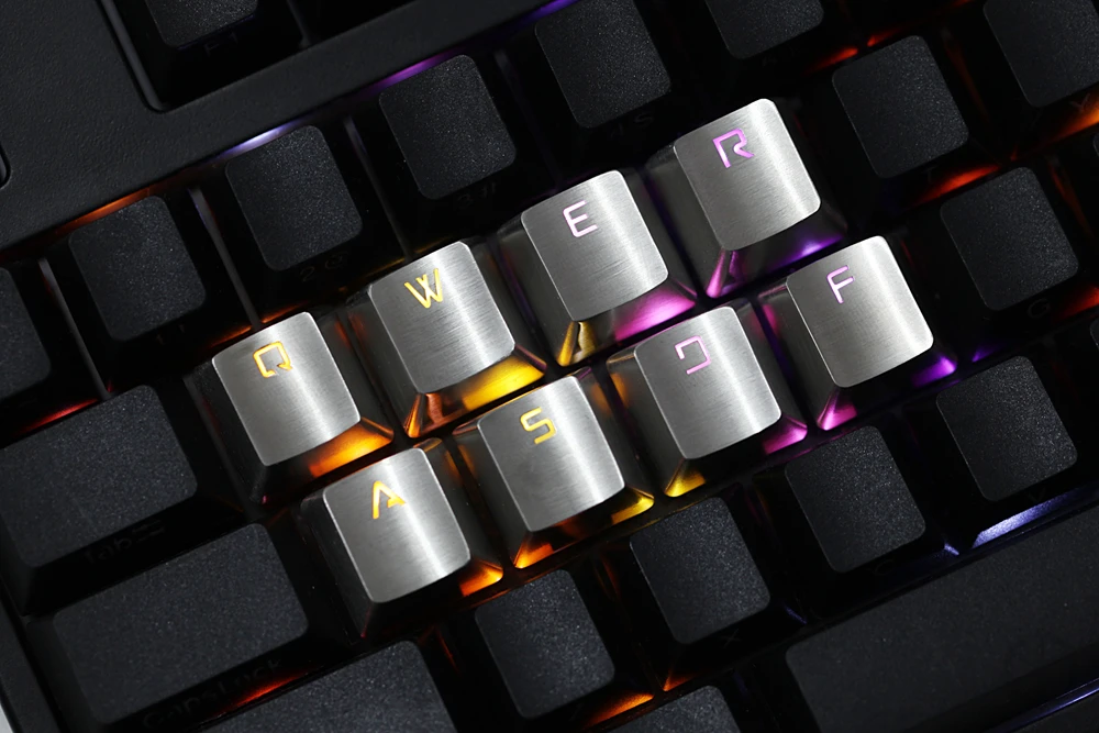 teclado mecânico, chapéu para teclado gamer, prata,