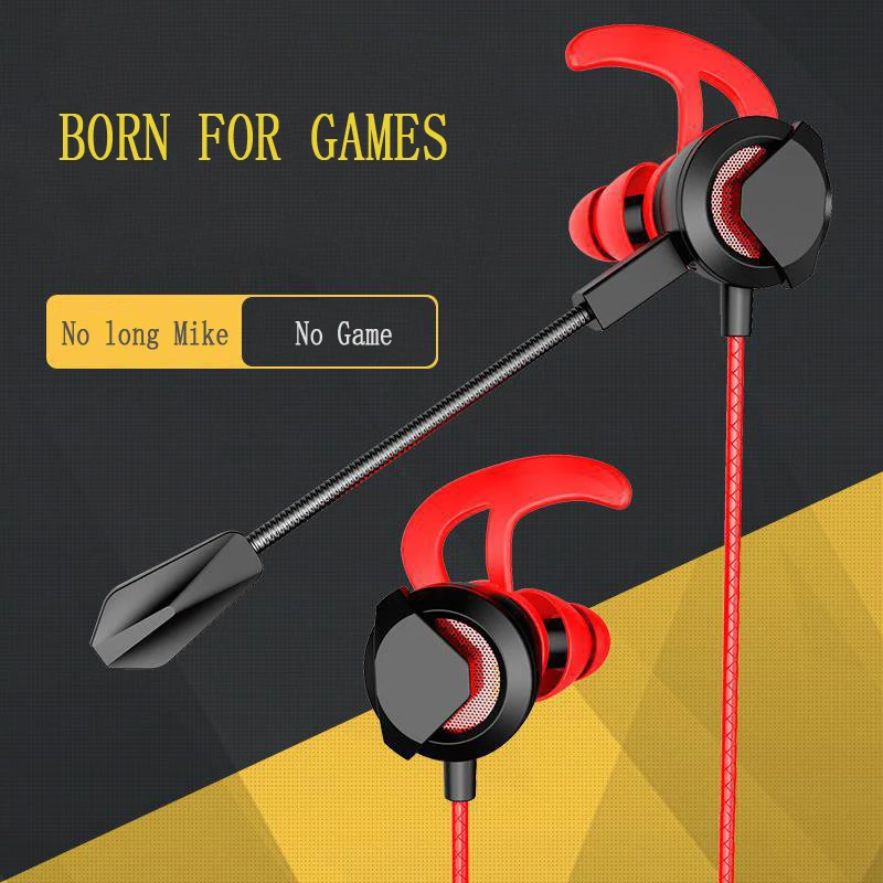 GONKE HiFi наушники вкладыши крючки шум изоляции гарнитуры игры PUBG с микрофоном