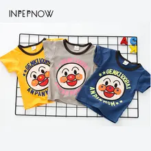 Anpanman/футболки для девочек; детская футболка с героями мультфильмов; летние детские футболки с короткими рукавами для мальчиков; футболки; camisetas modis DX-CZX221