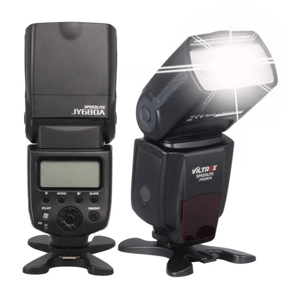 VILTROX JY-680A фотостудия универсальная ЖК-вспышка для фотоаппарата speedlight для фото камеры