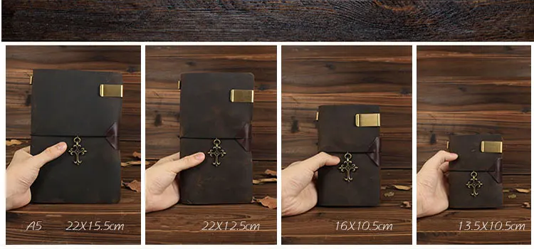 2017 Traveller's Leather Notebook Handmade Vintage Notepad Diary Creative Customizable Personalized Gift Stationery Diary1_31