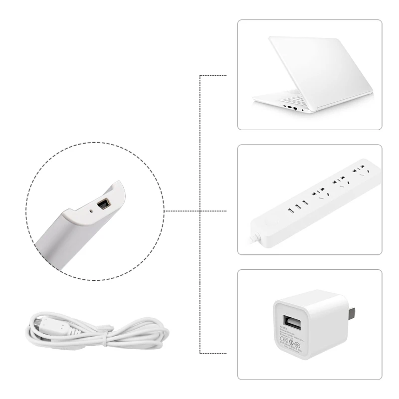  Portable Folding Lamp Creative LED Eye Protection Desk Table Lamp Mini Charging USB Light Indoor & 