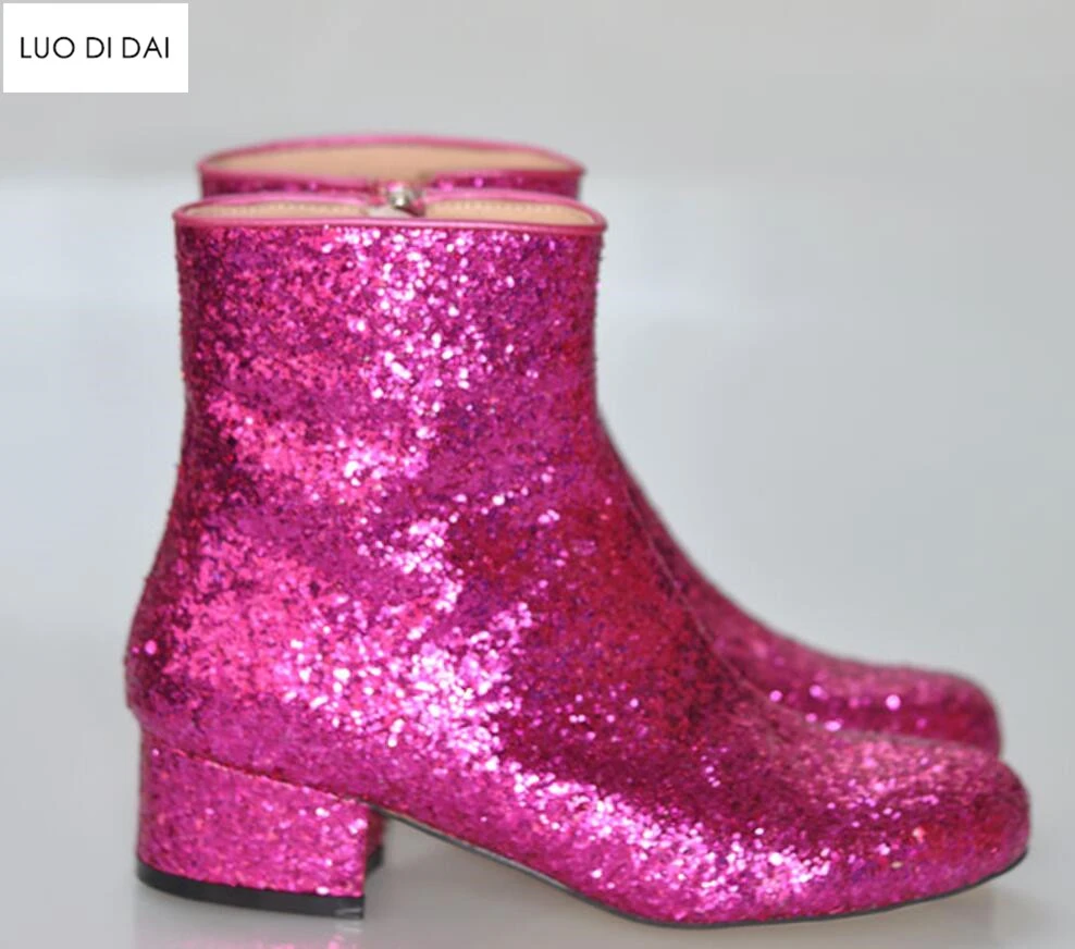 ladies pink boots