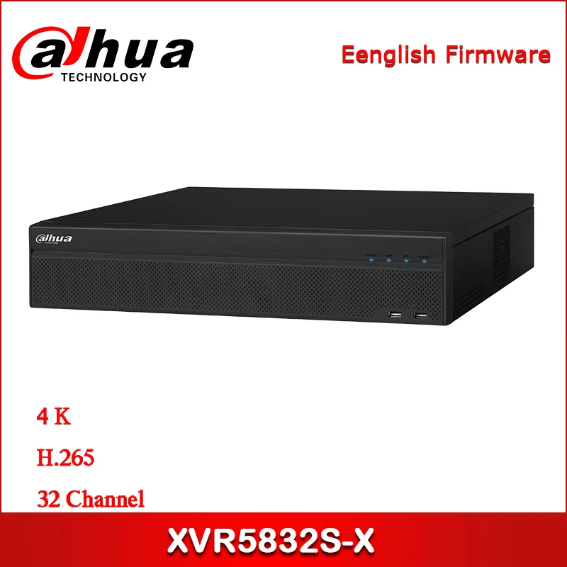 Dahua XVR5832S-X 32 Channel Penta-brid 1080P 2U Digital Video Recorder Max 32 channels IP camera inputs each channel up to 8MP