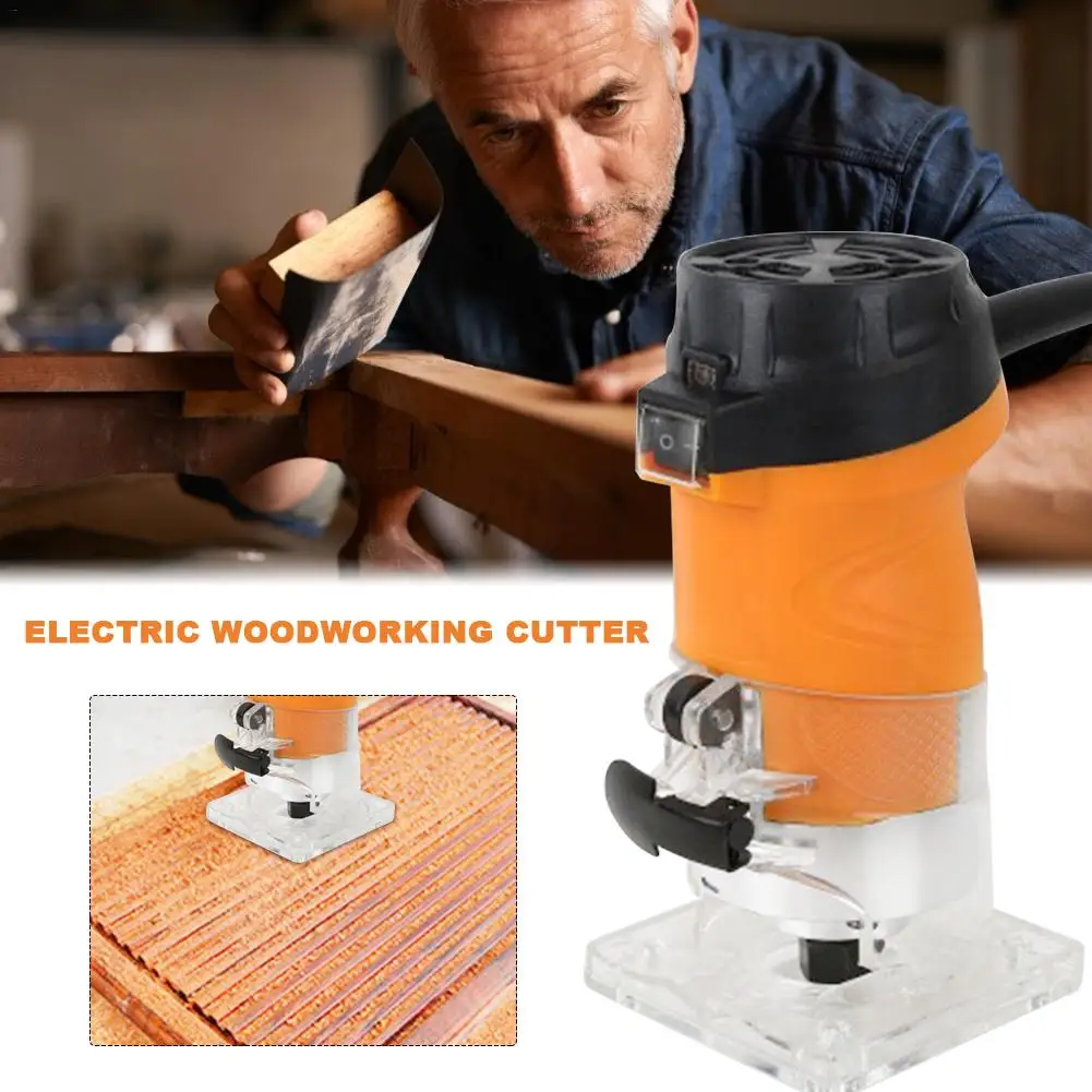 

500W 30000rpm Woodworking Electric Trimming Machine Electric Hardware Tools Wood Milling Engraving Slotting Machine